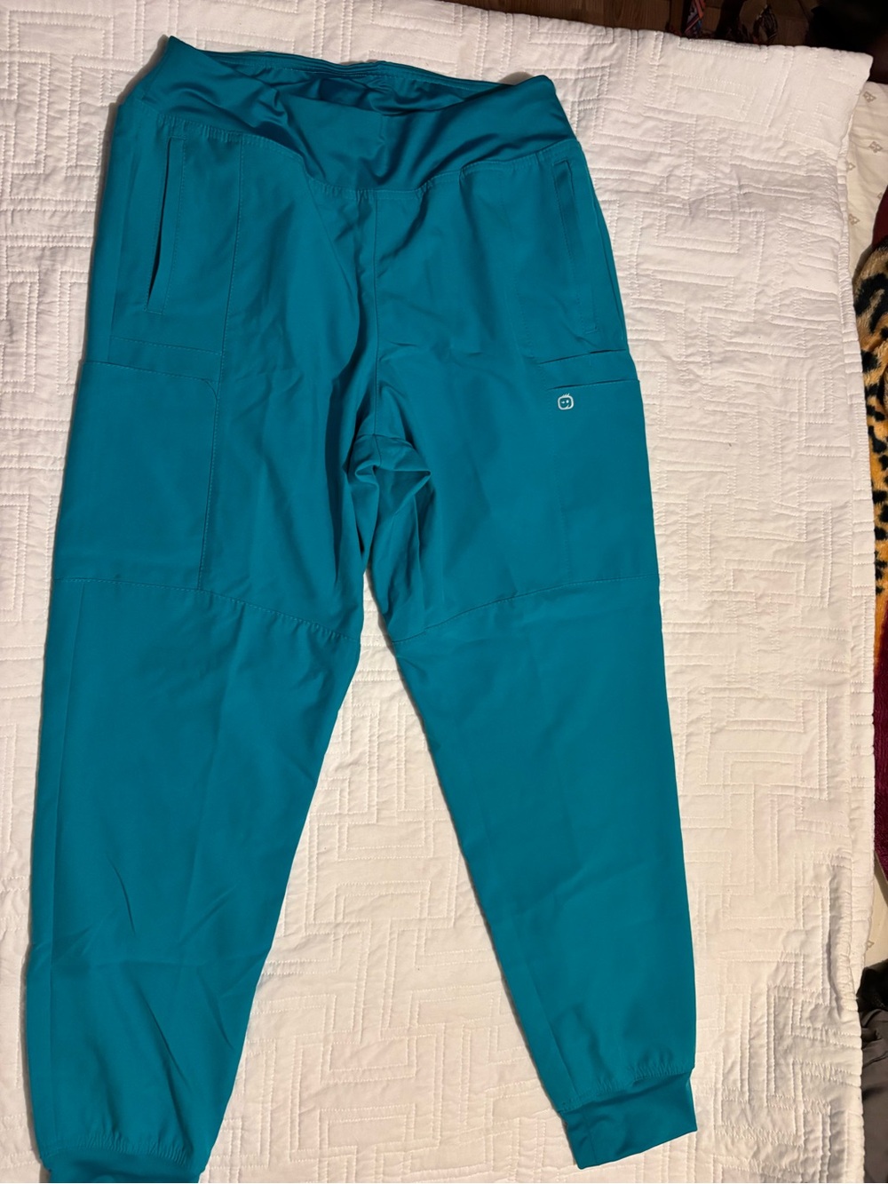 WonderWink Bright Teal Scrub Pants